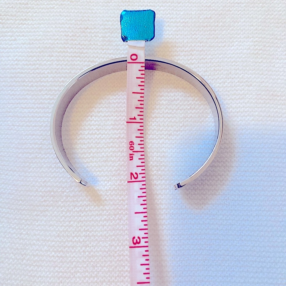 Silver Cuff Bracelet In Arabic Letters - Picture 7 of 7